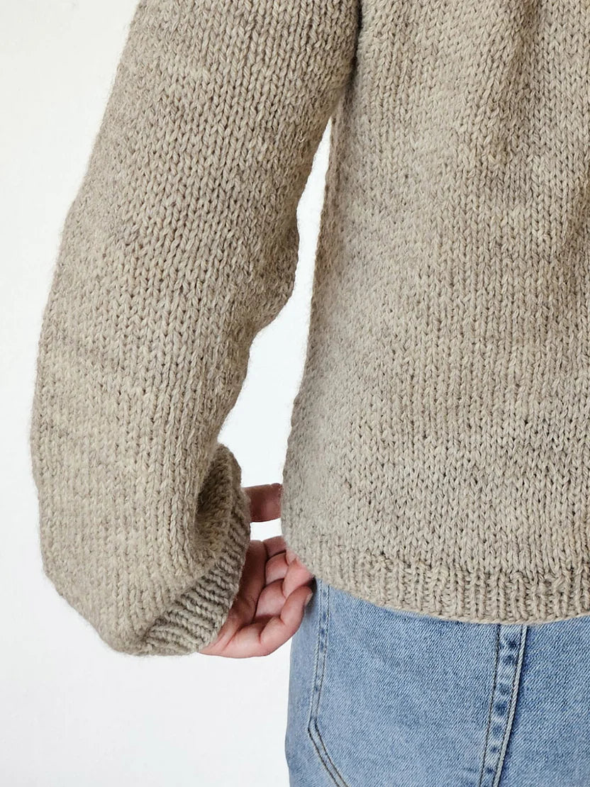 Strickmuster für den Mild-Pullover – Damen Größen XS bis XXXL